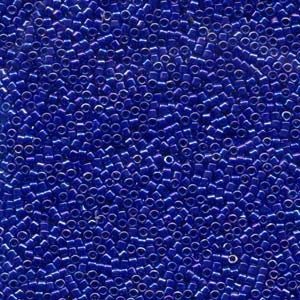 Miyuki Delica Perlen 1,6mm DB0165 opaque rainbow Cobalt Blue 5gr